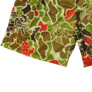 Shorts pour hommes imprimés camouflage vert brun rouge motif floral respirant séchage rapide été décontracté vêtements de basket-ball - Product Image 2