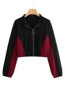 Sweat à capuche et sweat-shirt à col montant pour femmes, style confortable toute l'année avec logo avant pour la superposition hivernale - Product Image 5