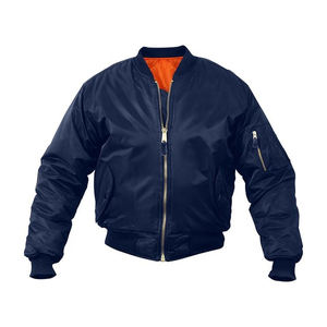 Chaqueta Bomber de Invierno para Hombre, de Alta Calidad, Impermeable, Cortavientos, Transpirable, de Poliéster, con Cierre, Talla Grande, con Logotipo Personalizado en la Parte Delantera - Product Image 1