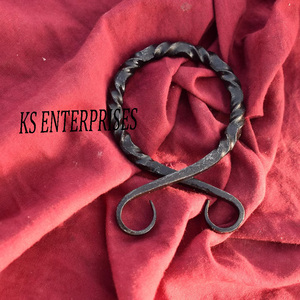 Broche de mano medieval personalizado de acero al carbono con broche de hoja en forma de renacimiento victoriano medieval natural - Product Image 6