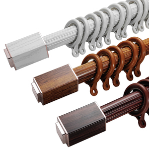 Barra <span class=keywords><strong>de</strong></span> Cortina Doble <span class=keywords><strong>de</strong></span> Metal Clásica, Directo <span class=keywords><strong>de</strong></span> Fábrica, Montaje en Pared, Resistente, hasta 6.6m <span class=keywords><strong>de</strong></span> Longitud, <span class=keywords><strong>para</strong></span> <span class=keywords><strong>Ventanas</strong></span> del Hogar - Product Image 4