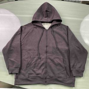 Sweat-shirts à capuche surdimensionnés pour hommes, qualité supérieure, hiver, grande taille, OEM, double couche, 100% coton, molleton, logo personnalisé - Product Image 1