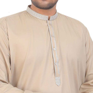 Nueva moda diseño de manga larga hombres Shalwar Kameez nueva llegada longitud Regular personalizado en blanco hombres Shalwar Kameez - Product Image 6