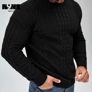 Básico/mezcla de algodónDiseño personalizado Sudaderas Servicio OEM Sudadera de alta calidad Cuello redondo Hombres Sudaderas personalizadas - Product Image 4