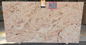 Granito de losa grande marrón marfil moderno pulido Premium para aplicaciones de Villa - Product Image 4