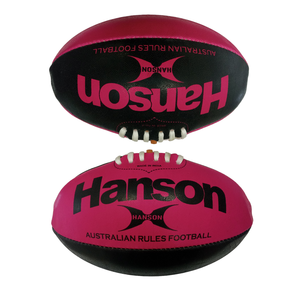 Balón de Fútbol Australiano HANSON de la Mejor Calidad y Más Vendido, Superficie de Doble Grano, Resistente a Fugas, Vejiga Super Enkay, Caucho Sintético - Product Image 4
