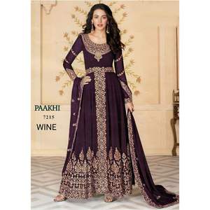 Bon support des prix/Costume Salwar en Georgette à feuilles persistantes pour adulte avec Dupatta et broderie au tarif de gros à vendre - Product Image 1