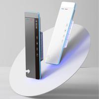 Ensemble de douche en laiton à affichage numérique intelligent Ensemble de pommeau de douche piano pour salle de bains avec lumière ambiante et LED