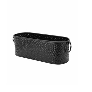 Jardinière de fleurs en métal lourd personnalisée avec support en métal de grande qualité 22X22CM pour la maison et les centres commerciaux - Product Image 5