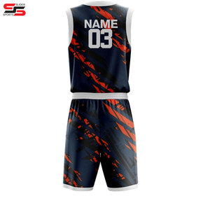 Personalizado último diseño baloncesto Jersey malla transpirable profesional partido grado tela Unisex Jersey Top baloncesto uniformes - Product Image 2