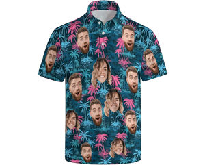 เสื้อสำหรับผู้ชายระบายความร้อนแบบแห้งพอดีตัวสำหรับกีฬากลางแจ้งปักลายพิมพ์ซับลิเมชันกันรอยยับ - Product Image 5