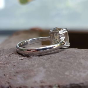 เพชรสำหรับปลูกในห้องปฏิบัติการ Asscher ทอง10K ได้รับการรับรองสำหรับผู้หญิง IGI สำหรับงานแต่งงานงานหมั้นและงานเลี้ยง - Product Image 5