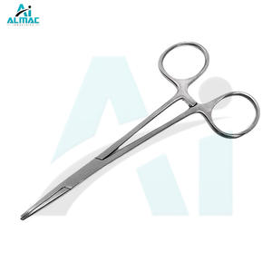 Fórceps Kelly personalizados de ALMAC, fórceps Kelly de acero duradero, abrazaderas quirúrgicas, instrumentos curvos y rectos, instrumento quirúrgico médico - Product Image 3