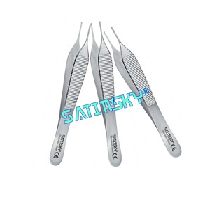 Pinzas de Disección y Tejido Adson de 12 cm, Instrumentos de Acero Inoxidable Fabricados con AISI 420, Accionamiento Manual, Quirúrgicas Dentales - Product Image 5