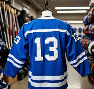 Sur mesure bas quantité minimale de commande haute qualité pratique en gros personnalisé hommes femmes vêtements de Hockey jeunesse pas cher blanc maillots de Hockey sur glace 2025 - Product Image 3