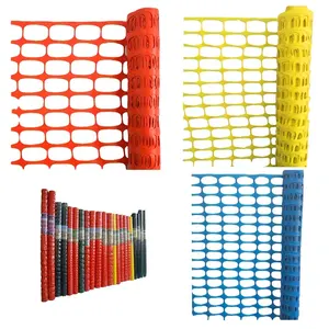 Factory Supply HDPE Orange Plastic Safety Fence For Construction Safety Warning Fence Net