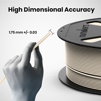 Filament d'impression 3D Numakers de qualité supérieure, 1 kg, 1,75 mm, PLA+ blanc ivoire, matériau premium pour imprimante 3D FDM, moulage à 200°C