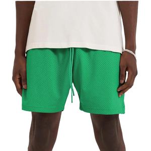 Pantalones cortos de gimnasio de verano para hombre de alta calidad 100% algodón transpirable diseño elástico ecológico patrón sólido pantalones cortos Casuales - Product Image 1