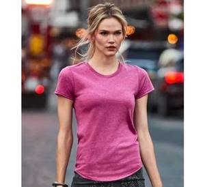 Camisetas BambooLycra de calidad premium con manga corta y cuello redondo Camisetas de patrón liso de color sólido en todos los tamaños para mujer - Product Image 1