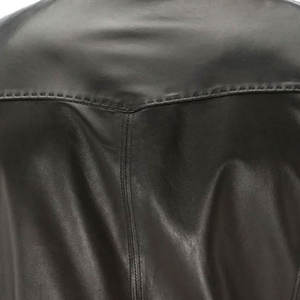 Chaqueta de cuero de manga completa para hombre fabricada profesionalmente, chaqueta de cuero de manga larga para hombre personalizada para hombre - Product Image 6