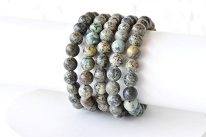 Wholesale Selling African Turquoise 8mm Best <b>Healing</b> <b>Bracelet</b> for Jewelry Fashion Meditation - Product Image 6