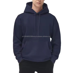 Sudadera con Capucha de la Colección de Invierno para Hombre, Ropa Urbana de Moda con Logotipo Personalizado, 100% Algodón, Estilo Casual, Tinte Liso - Product Image 1