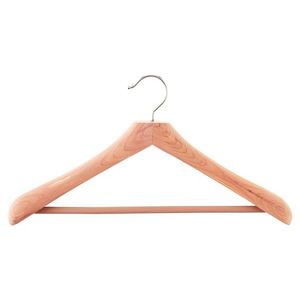 ไม้แขวนเสื้อโค้ทไม้ธรรมชาติพร้อมโลโก้เป็นมิตรต่อสิ่งแวดล้อม - Product Image 3