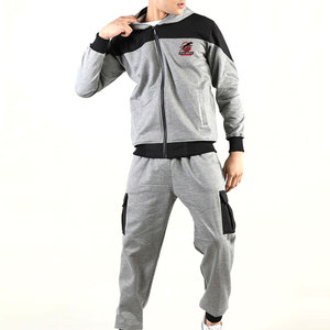 Chándal de algodón a prueba de viento, último diseño, con logo personalizado, tallas grandes, para hombre, en venta. - Product Image 1