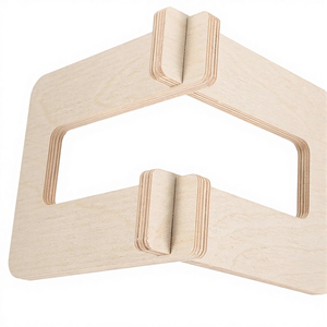 Support de vélo vertical en bois massif, support de vélo portable, support de rangement pour garage, support de stationnement au sol, compatible avec les vélos de route 24, 26, 28, 700C - Product Image 1