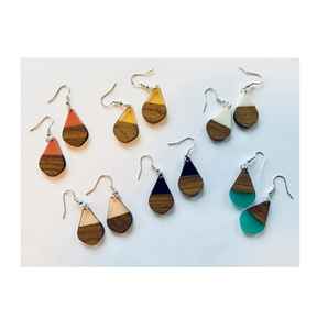 Fabricante suministros a granel pendientes de resina última nueva llegada al por mayor pendientes de moda de Color personalizado para mujer - Product Image 4