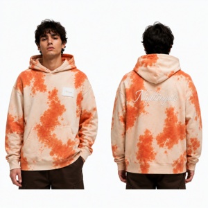 Sweat à capuche personnalisé en coton 100% avec logo, pour homme, hiver, écologique, respirant, en molleton épais, service OEM - Product Image 6