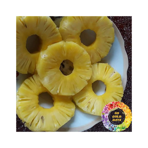 Anneaux d'ananas en conserve pratiques prêts à manger couleur jaune naturelle fruits sucrés juteux sans additifs idéal - Product Image 2