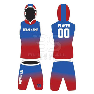 Logotipo personalizado Compresión juvenil American 7v7 Jersey Sin mangas Sudadera con capucha Sublimado 7 en 7 Bandera Uniformes de fútbol - Product Image 2