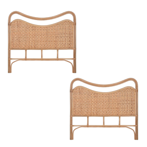 Natural <b>Rattan</b> Headboard King Queen Size Handwoven Cane <b>Bed</b> Back For Hotel Projects Wholesale Bedroom Furniture, Made In Vietnam - Product Image 6
