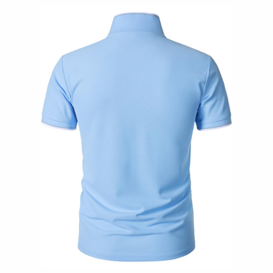 Polo uni Prix d'usine Coupe ajustée Performance Polo homme Polo personnalisé Polo lourd - Product Image 3