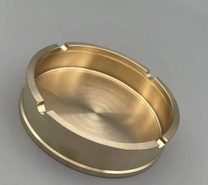 Premium Metal Ashtray Elegant Smoking Accessory for Home Office Hotel Restaurant Bar and Outdoor <b>Table</b> Use - Product Image 1