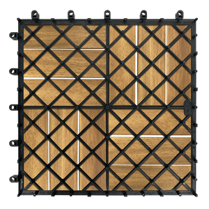 Suministro de fábrica, venta al por mayor, azulejos de cubierta de madera maciza de acacia, diseño contemporáneo, azulejos de cubierta de suelo para exteriores para uso en el jardín - Product Image 2