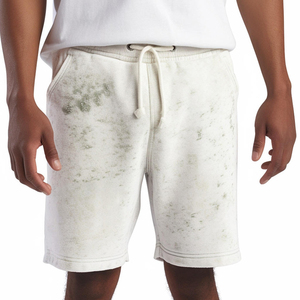 Haute qualité personnalisé hommes court à la mode à la mode lavé Baggy genou longueur été demi-pantalon hommes court Baggy Shorts à Nurak - Product Image 5