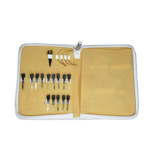 Kit d'outils de pose d'extensions capillaires de qualité professionnelle avec pince à boucles, aiguilles en forme de C, acier inoxydable, logo personnalisé - Product Image 6