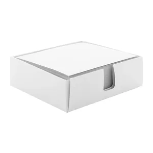 Cubo di Foglietti Memo in Carta Riciclata Sostenibile per Merchandising Eco-Consapevole - Product Image 3