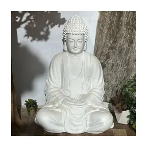 New Design Hot Sale Handmade FRP Sculpture 3ft Height Buddha Statue For Home & Temple Custom Size Buddha Statue For Decoration