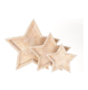 ถาดไม้รูปดาว - Product Image 4