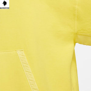 Pull à capuche personnalisé pour hommes, léger, de haute qualité, 100% coton, tissu éponge et polyester, sweat-shirt décontracté et uni - Product Image 5