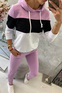 Sweat à capuche en coton surdimensionné pour femmes avec haut de sweat à manches longues col en V Vintage pour sweat à capuche d'hiver Style fille pour l'automne - Product Image 6