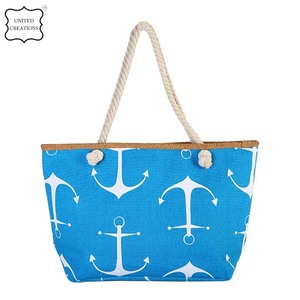 Grand sac à main en toile de coton pour femmes sac fourre-tout portable avec design imprimé personnalisé caractéristique recyclable - Product Image 2