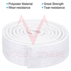 Unisex Karate Taekwondo Judo Gi Cinturones Alta Calidad 100% Algodón Judo Cinturón Bjj Jiu Jitsu Cómodos Cinturones de Karate - Product Image 3