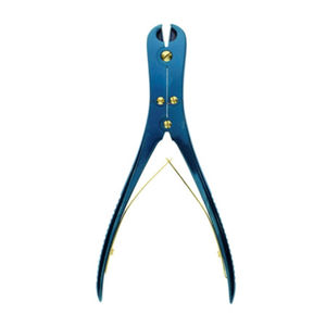 Ensemble d'instruments orthopédiques à broches TC à alimentation manuelle, couleur bleue, coupe-fil en acier inoxydable à double action, base chirurgicale - Product Image 6