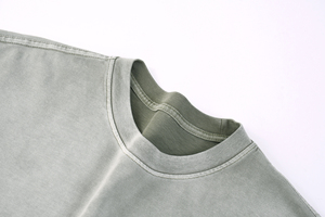 Fabricante de ropa Camiseta personalizada de alta calidad Hombres 100% Algodón Camiseta en blanco Lavado ácido Camiseta de manga corta Camiseta para hombres - Product Image 3