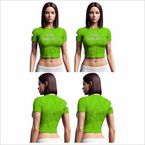 T-shirts courts à manches courtes pour femmes, vêtements de mode, utilisation en extérieur, fabriqués par le meilleur fabricant - Product Image 6