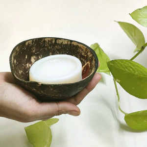 Demi-bol en coquille de noix de coco pour le dessert Bol en coquille de noix de coco Forme ovale Utilisation pour la crème glacée Prix bon marché - Product Image 6